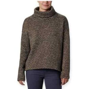 COLUMBIA Medium Chillin Fleece Pullover Turtleneck / Cowlneck Sweater Small
